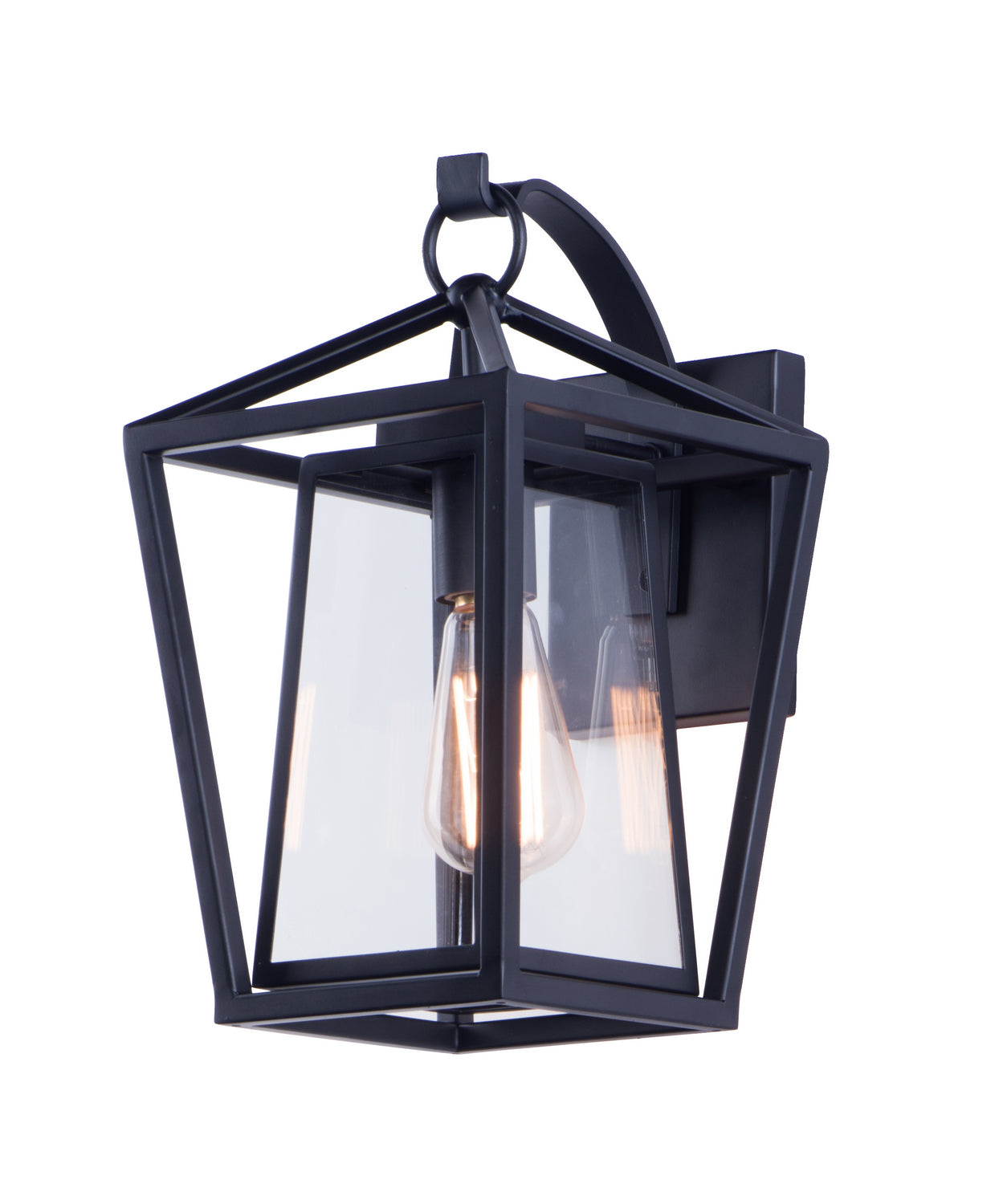 Maxim - One Light Outdoor Wall Lantern - Artisan - Black- Union Lighting Luminaires Decor