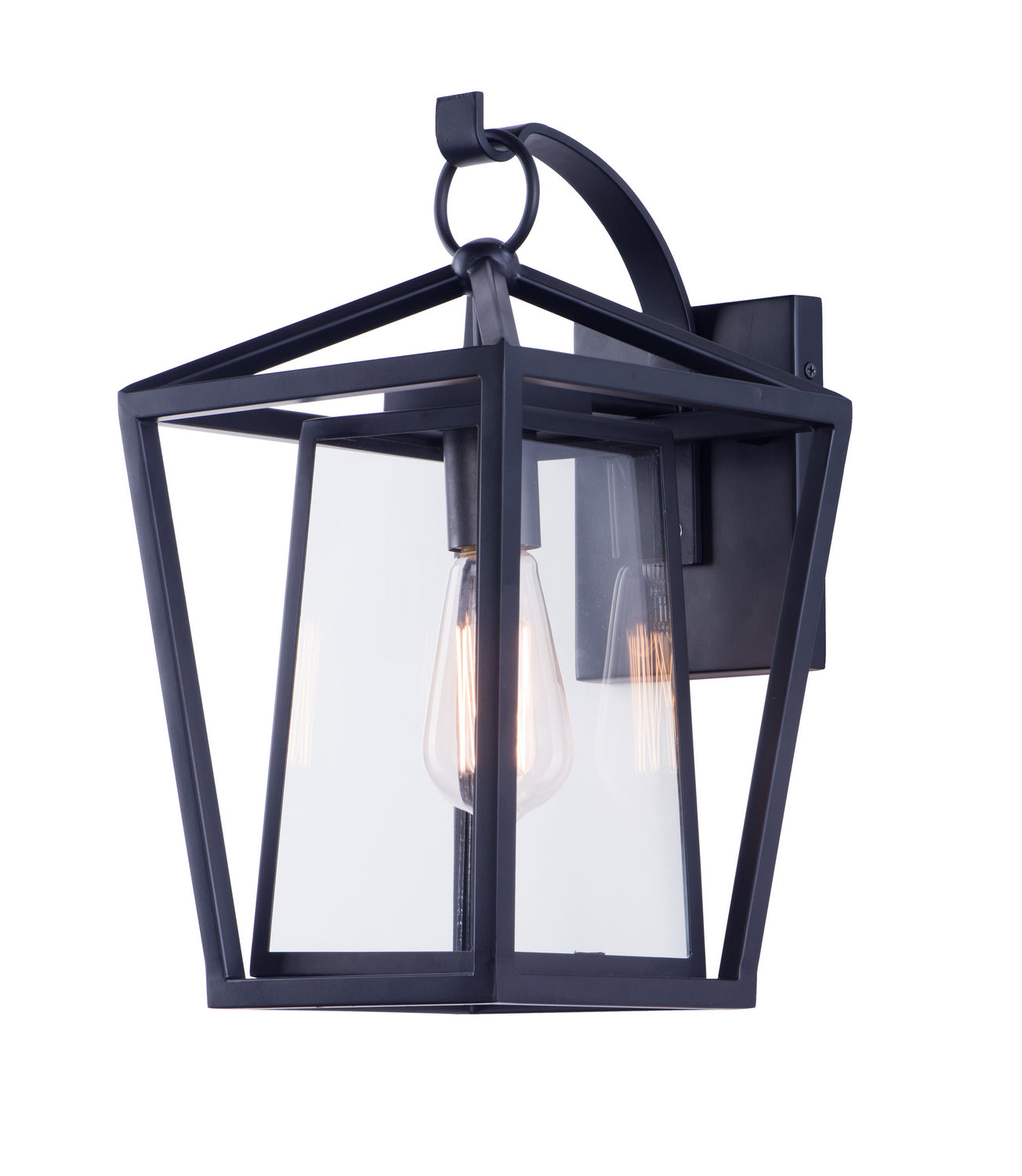 Maxim - One Light Outdoor Wall Lantern - Artisan - Black- Union Lighting Luminaires Decor