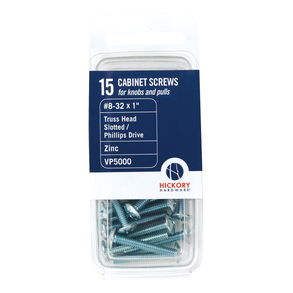 Vis # 8-32 x 1 pouce (pack 15)