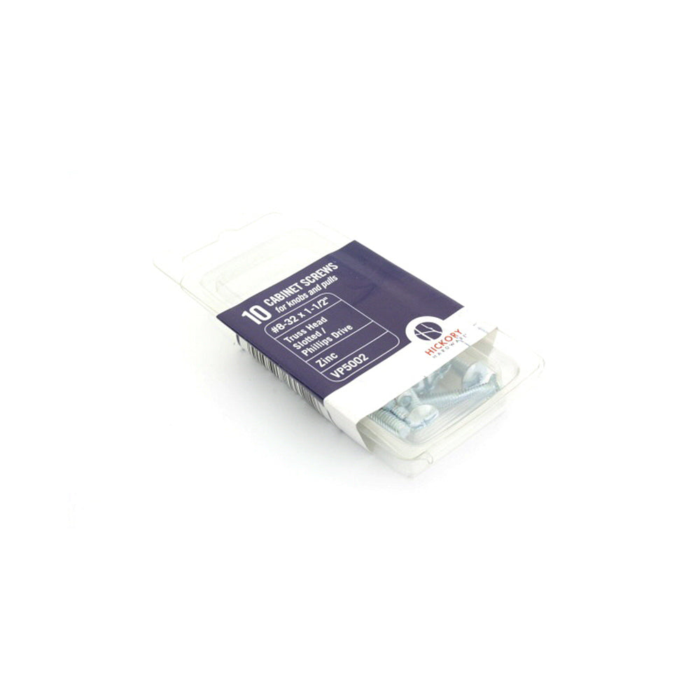 Vis # 8-32 x 1-1 / 2 pouces (10 pack)