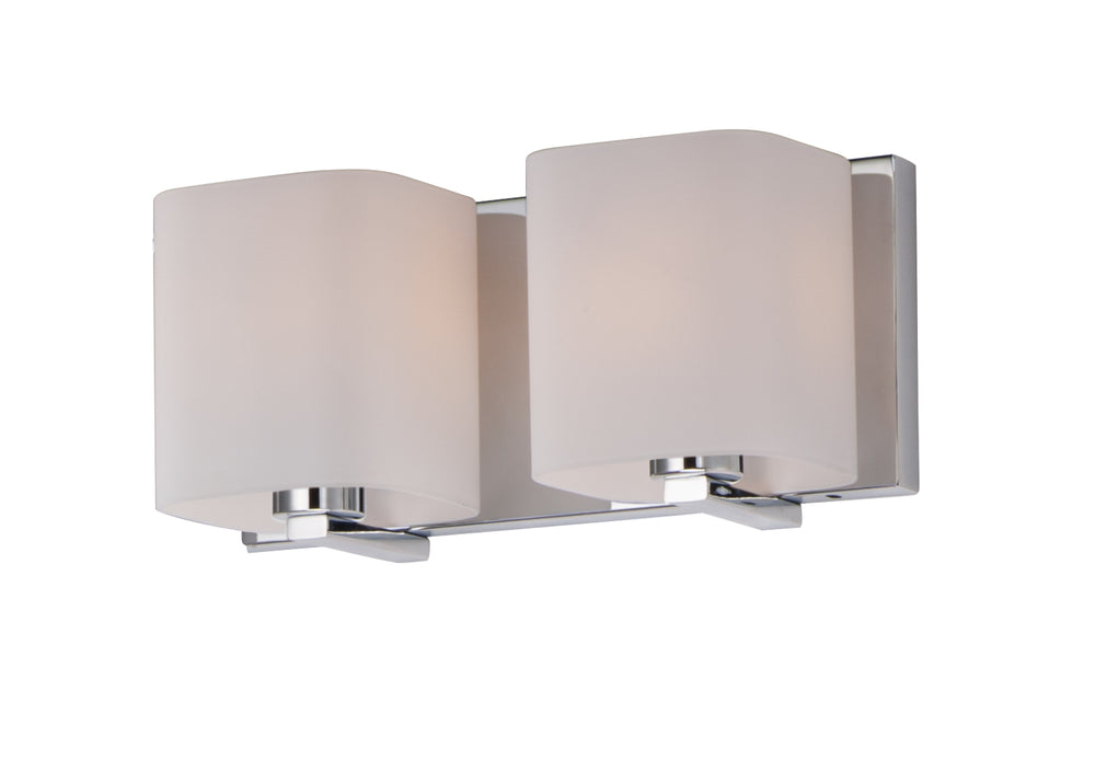 Maxim - Two Light Bath Vanity - Wrap - Polished Chrome- Union Lighting Luminaires Decor