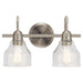 Kichler Canada - Two Light Bath - Avery - Brushed Nickel- Union Lighting Luminaires Decor