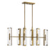 Savoy House - 12 Light Chandelier - Winfield - Warm Brass- Union Lighting Luminaires Decor