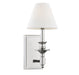 Savoy House - One Light Wall Sconce - Washburn - Polished Nickel- Union Lighting Luminaires Decor