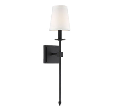 Savoy House Canada - One Light Wall Sconce - Monroe - Matte Black- Union Lighting Luminaires Decor