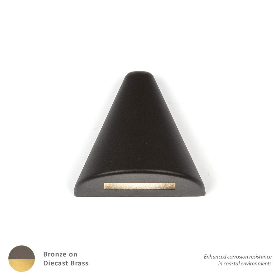 W.A.C. Canada - LED Deck and Patio Light - 3021 - Bronze on Brass- Union Lighting Luminaires Decor