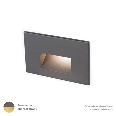 W.A.C. Canada - LED Step and Wall Light - 4011 - Bronze On Brass- Union Lighting Luminaires Decor