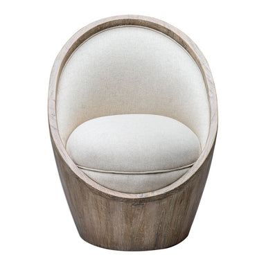 Uttermost - Accent Chair - Noemi - Mahogany Wood- Union Lighting Luminaires Decor