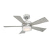 "Modern Forms Fans Canada - 42"Ceiling Fan - Wynd - Stainless Steel- Union Lighting Luminaires Decor"