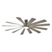 "Modern Forms Fans Canada - 80"Ceiling Fan - Windflower - Graphite/Weathered Gray- Union Lighting Luminaires Decor"