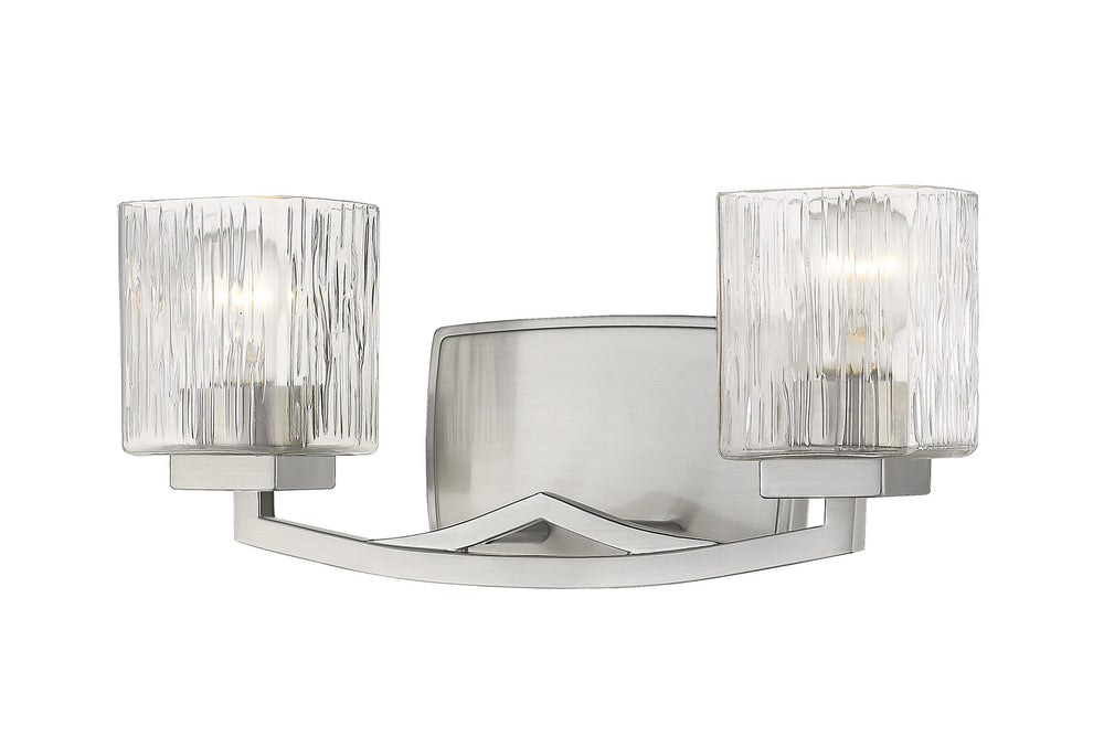 Z-Lite Canada - Two Light Vanity - Zaid - Brushed Nickel- Union Lighting Luminaires Decor