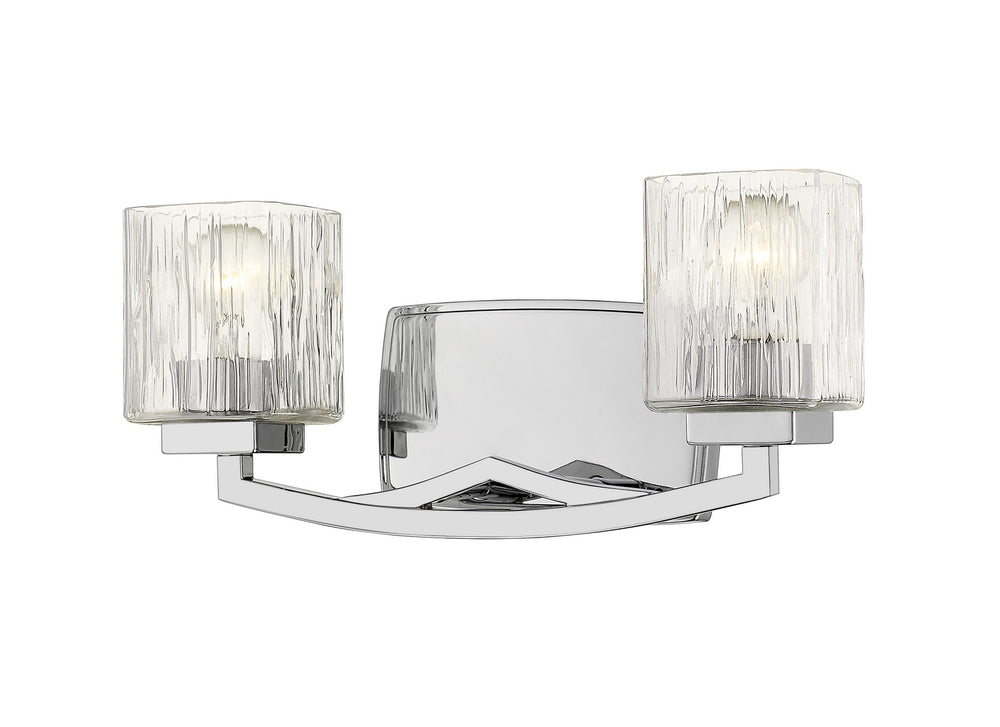 Z-Lite Canada - Two Light Vanity - Zaid - Chrome- Union Lighting Luminaires Decor