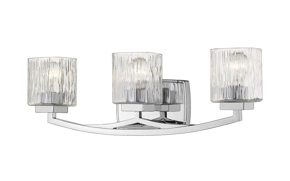 Z-Lite Canada - Three Light Vanity - Zaid - Chrome- Union Lighting Luminaires Decor