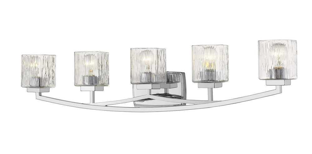 Z-Lite Canada - Five Light Vanity - Zaid - Chrome- Union Lighting Luminaires Decor
