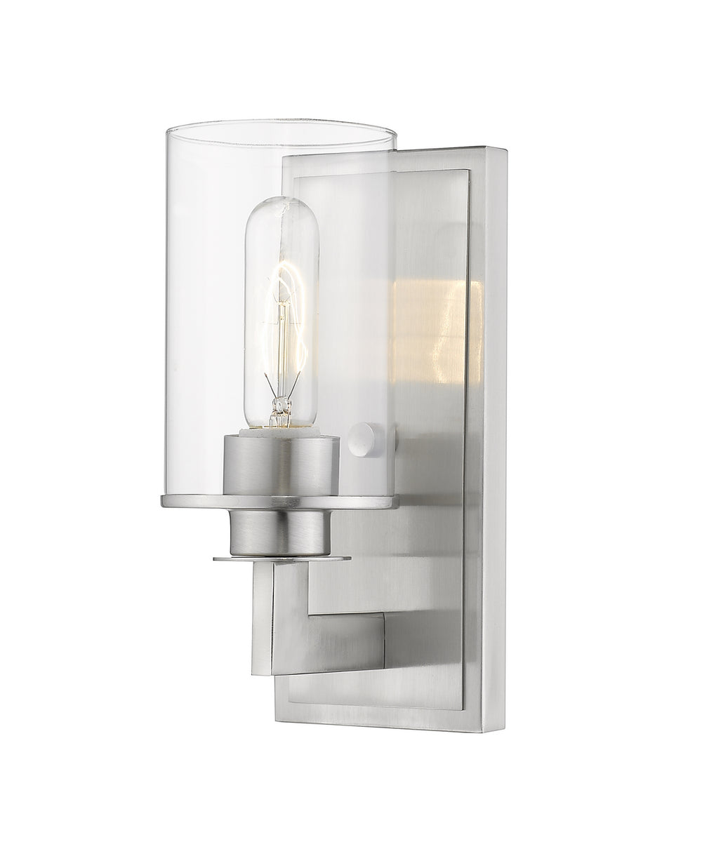 Z-Lite Canada - One Light Wall Sconce - Savannah - Brushed Nickel- Union Lighting Luminaires Decor