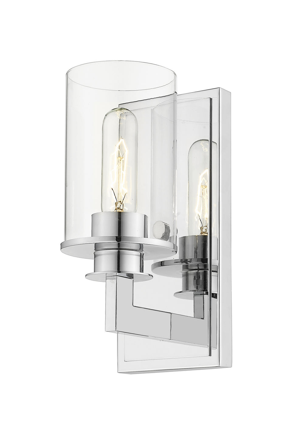 Z-Lite Canada - One Light Wall Sconce - Savannah - Chrome- Union Lighting Luminaires Decor