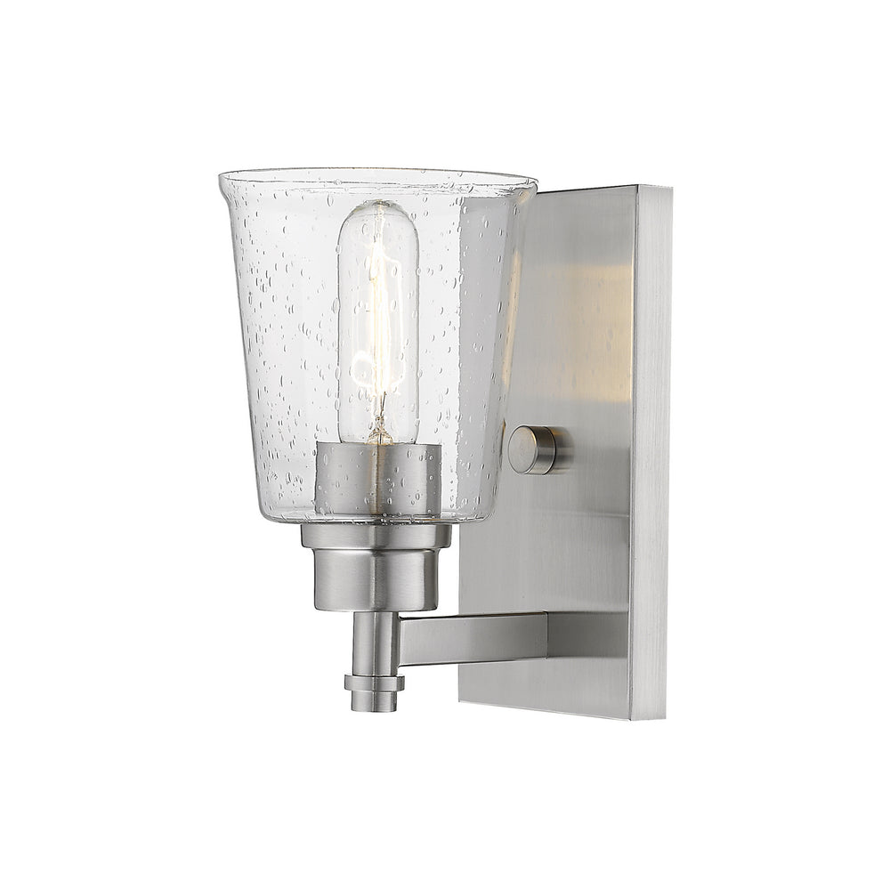 Z-Lite Canada - One Light Wall Sconce - Bohin - Brushed Nickel- Union Lighting Luminaires Decor