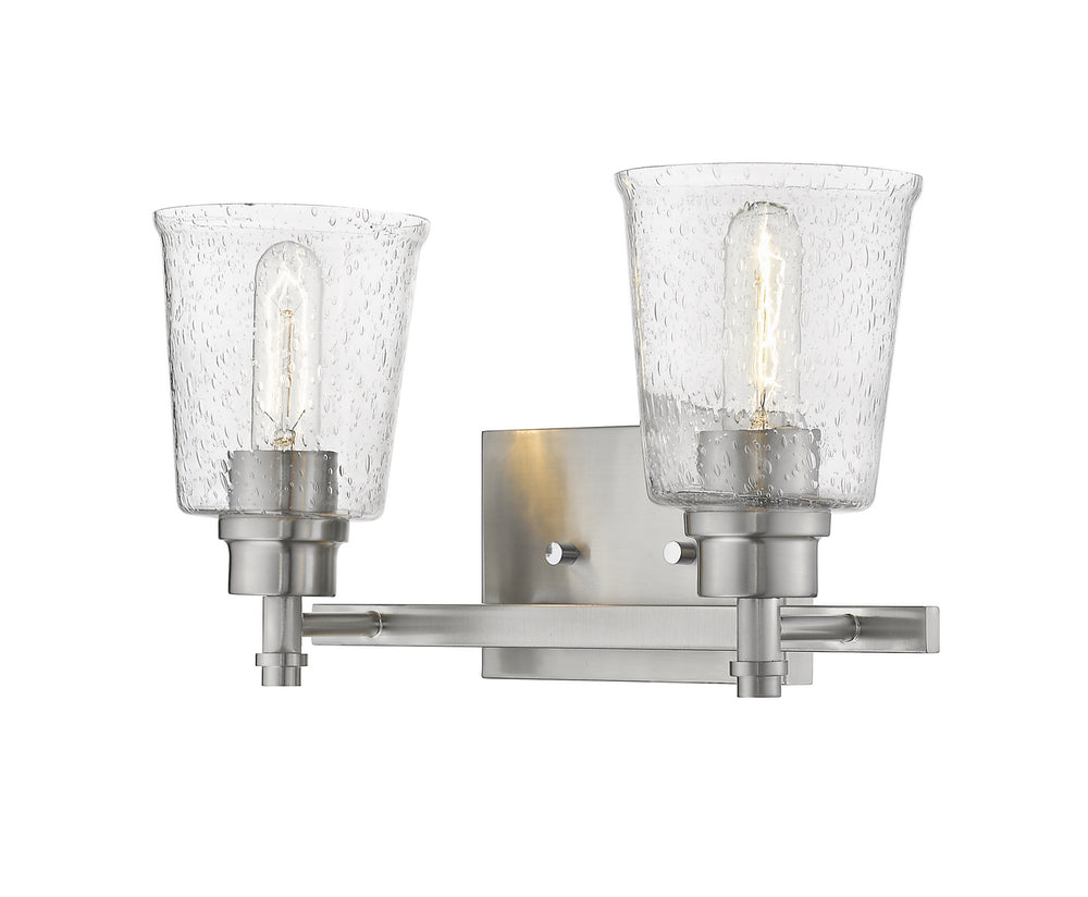 Z-Lite Canada - Two Light Vanity - Bohin - Brushed Nickel- Union Lighting Luminaires Decor