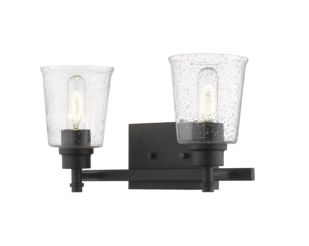 Z-Lite Canada - Two Light Vanity - Bohin - Matte Black- Union Lighting Luminaires Decor