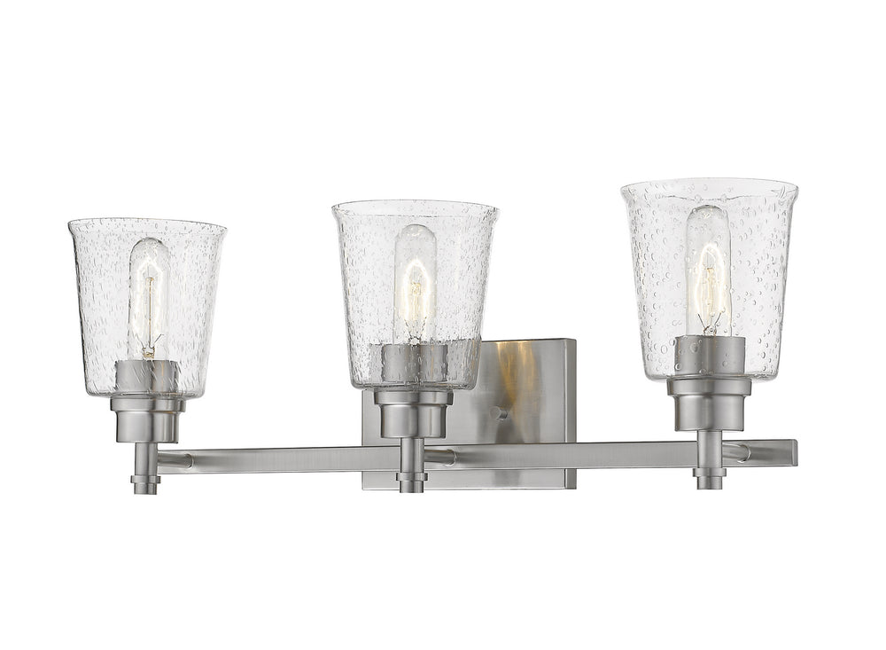 Z-Lite Canada - Three Light Vanity - Bohin - Brushed Nickel- Union Lighting Luminaires Decor
