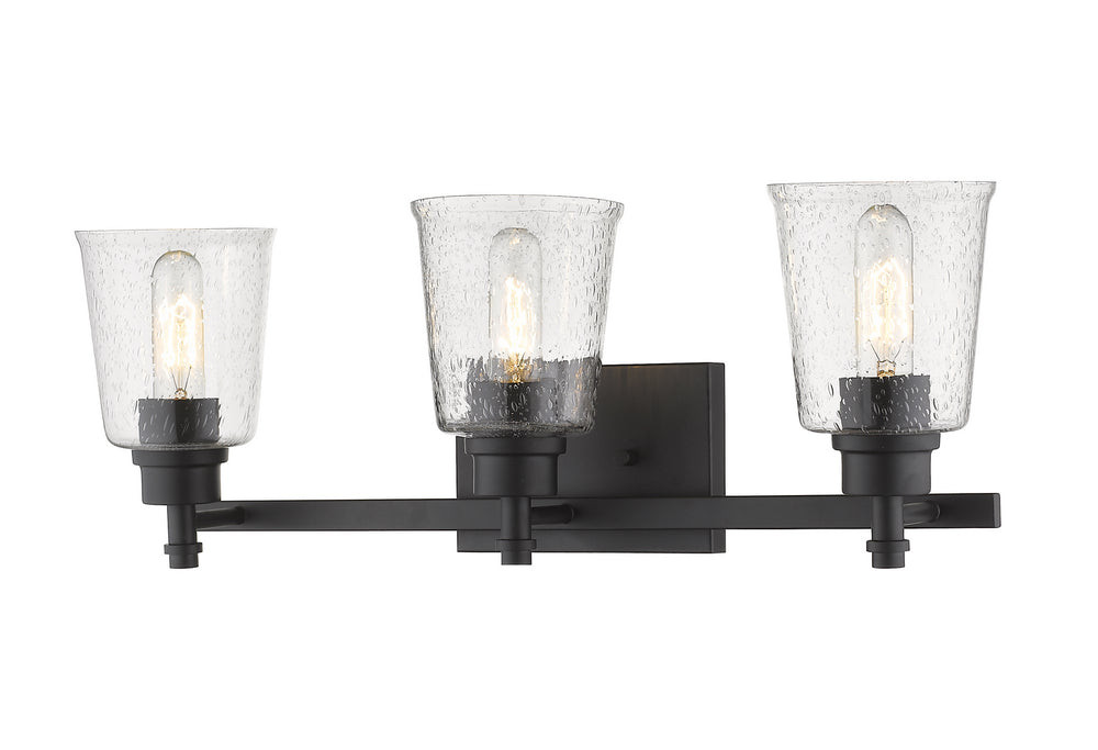 Z-Lite Canada - Three Light Vanity - Bohin - Matte Black- Union Lighting Luminaires Decor