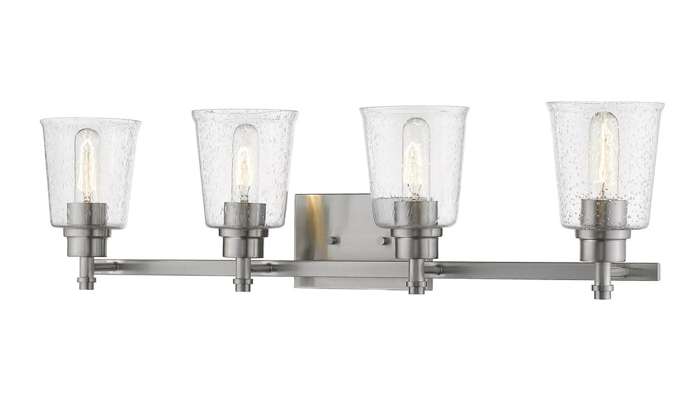 Z-Lite Canada - Four Light Vanity - Bohin - Brushed Nickel- Union Lighting Luminaires Decor