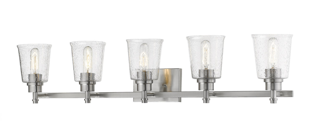Z-Lite Canada - Five Light Vanity - Bohin - Brushed Nickel- Union Lighting Luminaires Decor