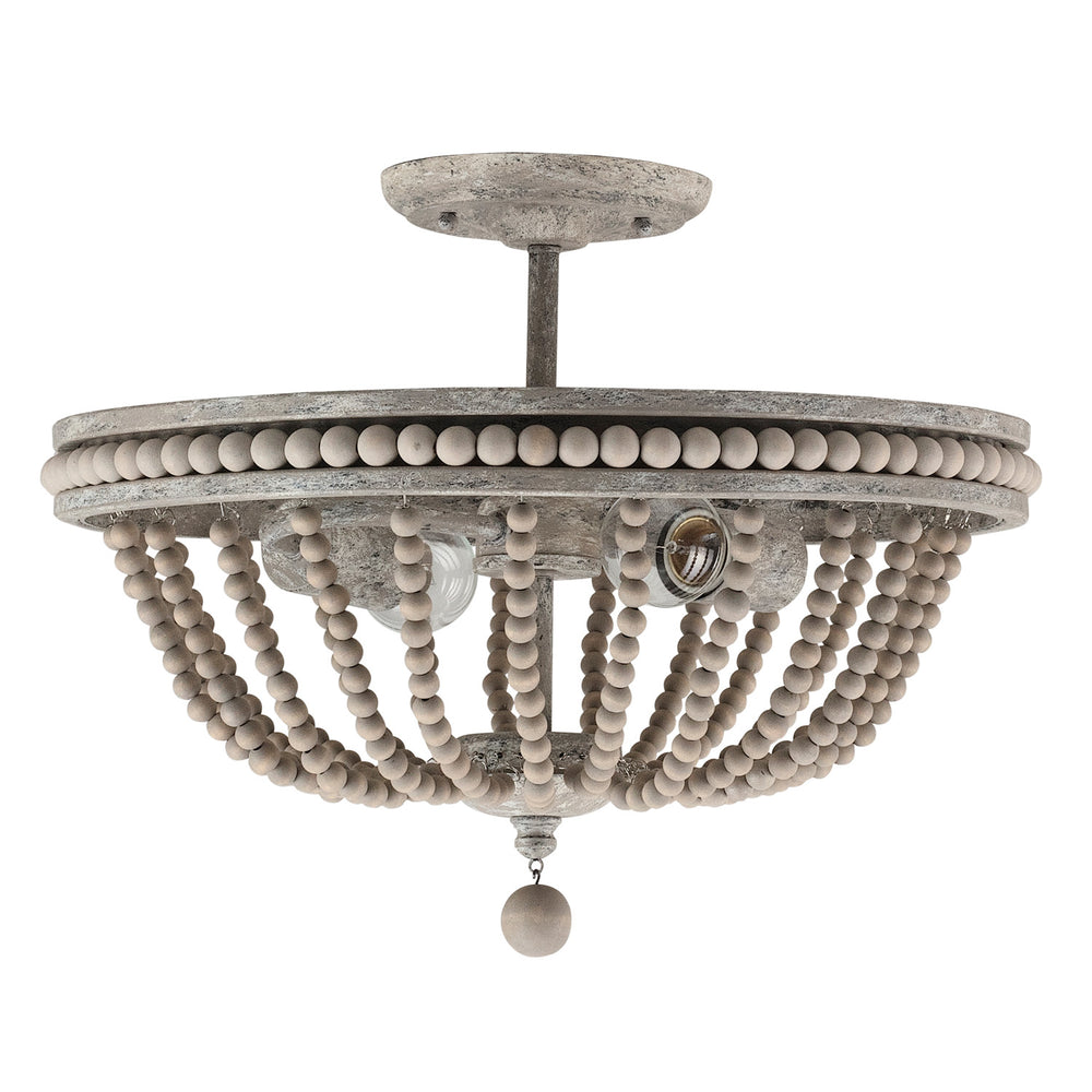 Capital Lighting - Two Light Semi Flush Mount - Kayla - Mystic Sand- Union Lighting Luminaires Decor
