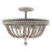 Capital Lighting - Two Light Semi Flush Mount - Kayla - Mystic Sand- Union Lighting Luminaires Decor