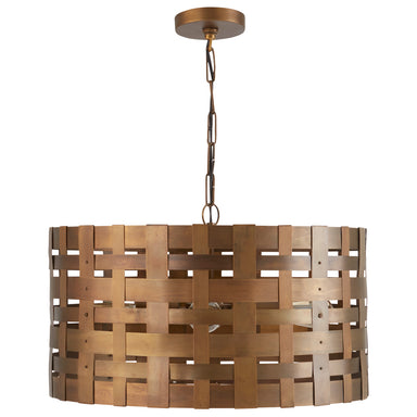 Capital Lighting - Four Light Pendant - Alta - Patinaed Brass- Union Lighting Luminaires Decor