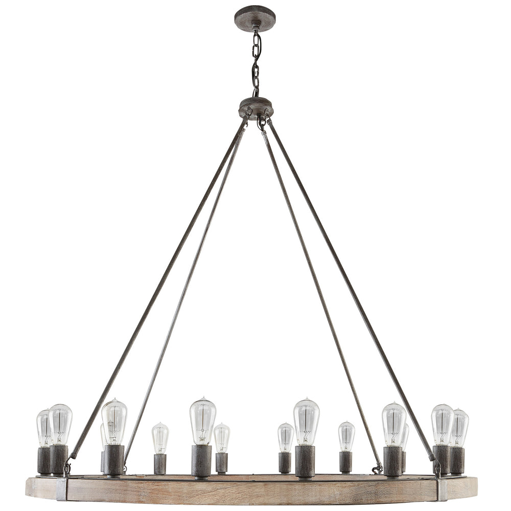 Capital Lighting - 16 Light Chandelier - Austin - Urban Wash- Union Lighting Luminaires Decor