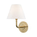 Hudson Valley - One Light Wall Sconce - Signature No.1 - Aged Brass- Union Lighting Luminaires Decor