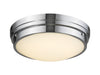 Avenue Lighting - LED Flush Mount - Cermack St. - Polished Chrome- Union Lighting Luminaires Decor
