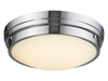 Avenue Lighting - LED Flush Mount - Cermack St. - Polished Chrome- Union Lighting Luminaires Decor