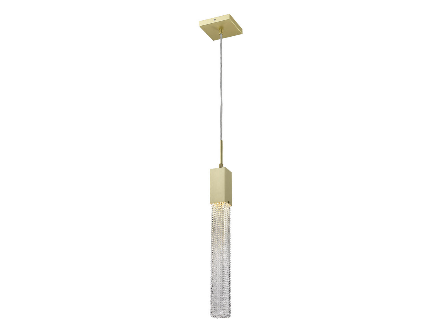 Avenue Lighting - One Light Pendant - Boa - Brushed Brass- Union Lighting Luminaires Decor