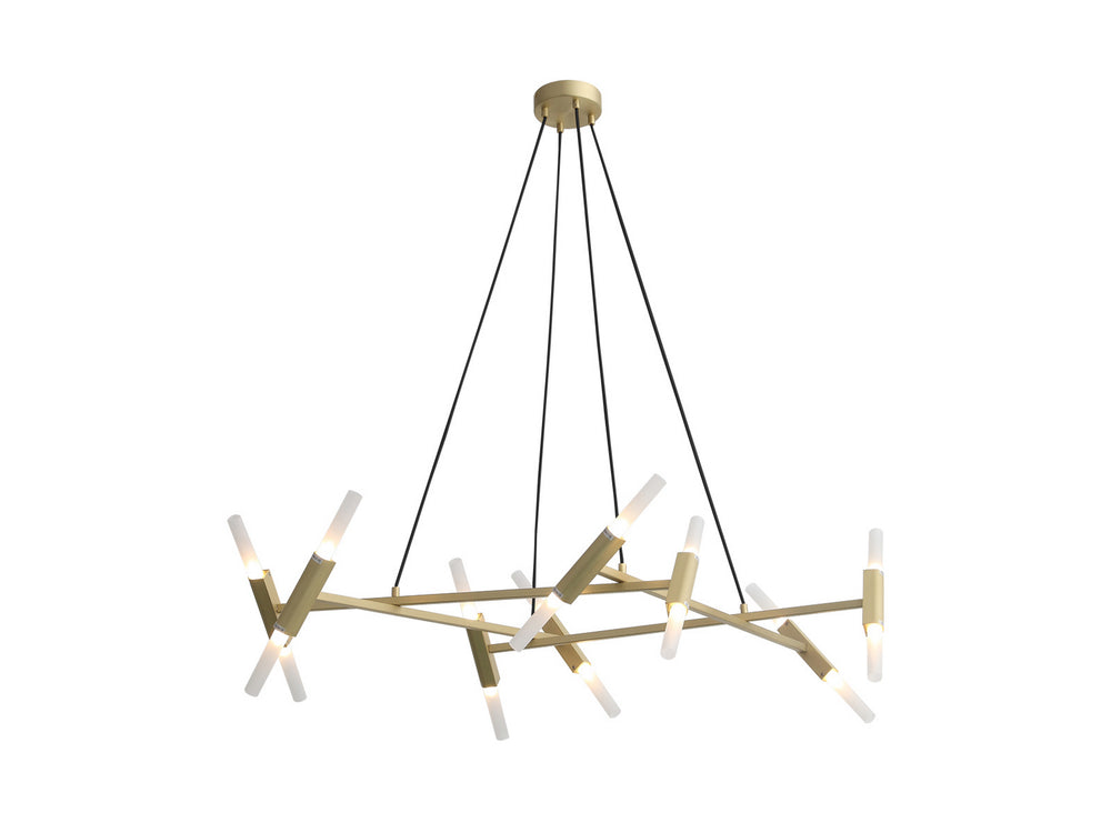 Avenue Lighting - LED Pendant - Manhattan Ave. - Brushed Brass- Union Lighting Luminaires Decor