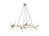Avenue Lighting - LED Pendant - Manhattan Ave. - Brushed Brass- Union Lighting Luminaires Decor