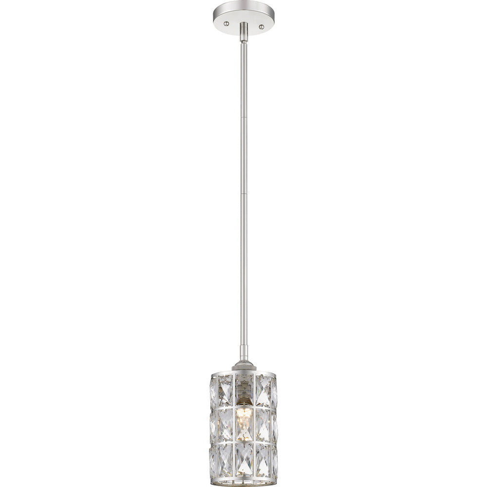 Quoizel - One Light Mini Pendant - Oliver - Polished Nickel- Union Lighting Luminaires Decor