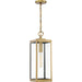 Quoizel - One Light Outdoor Hanging Lantern - Westover - Antique Brass- Union Lighting Luminaires Decor