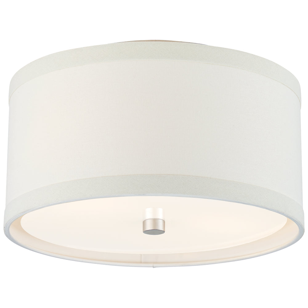 Visual Comfort Signature Canada - Two Light Flush Mount - Walker - Burnished Silver Leaf- Union Lighting Luminaires Decor