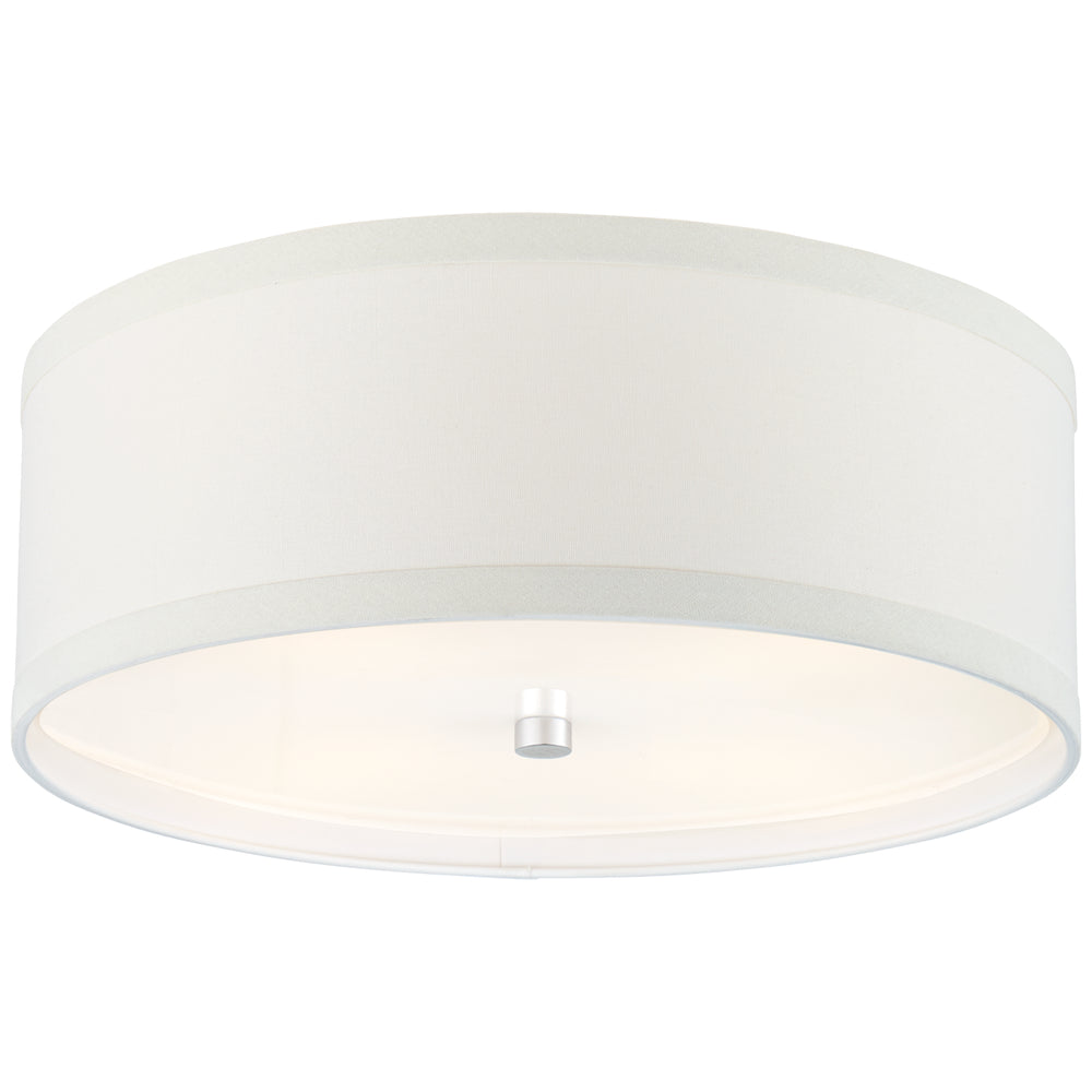 Visual Comfort Signature Canada - Four Light Flush Mount - Walker - Burnished Silver Leaf- Union Lighting Luminaires Decor