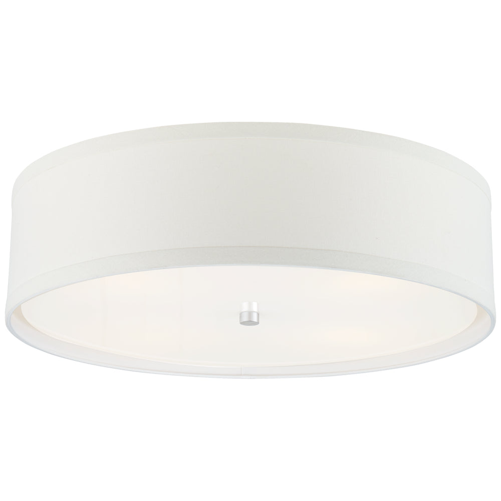 Visual Comfort Signature Canada - Four Light Flush Mount - Walker - Burnished Silver Leaf- Union Lighting Luminaires Decor