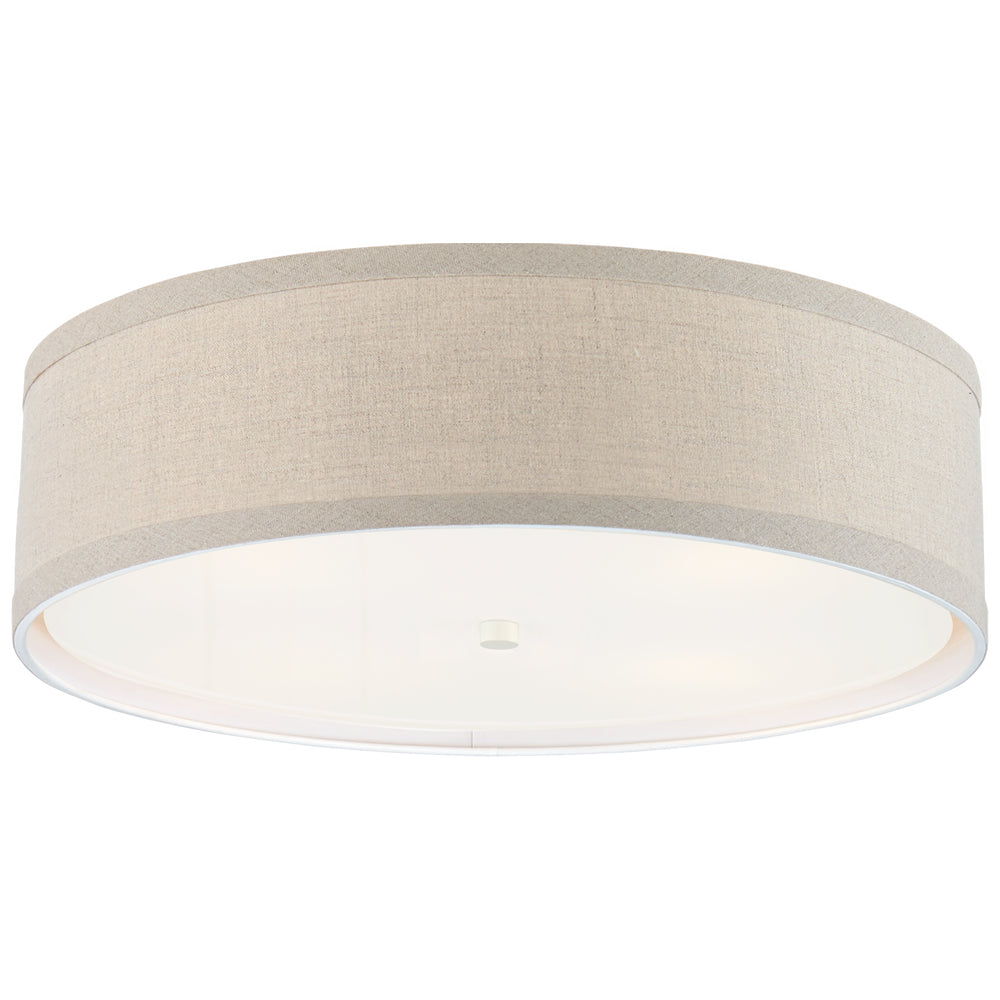 Visual Comfort Signature Canada - Four Light Flush Mount - Walker - Light Cream- Union Lighting Luminaires Decor