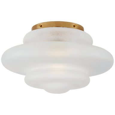 Visual Comfort Signature Canada - One Light Flush Mount - Tableau - Antique-Burnished Brass- Union Lighting Luminaires Decor