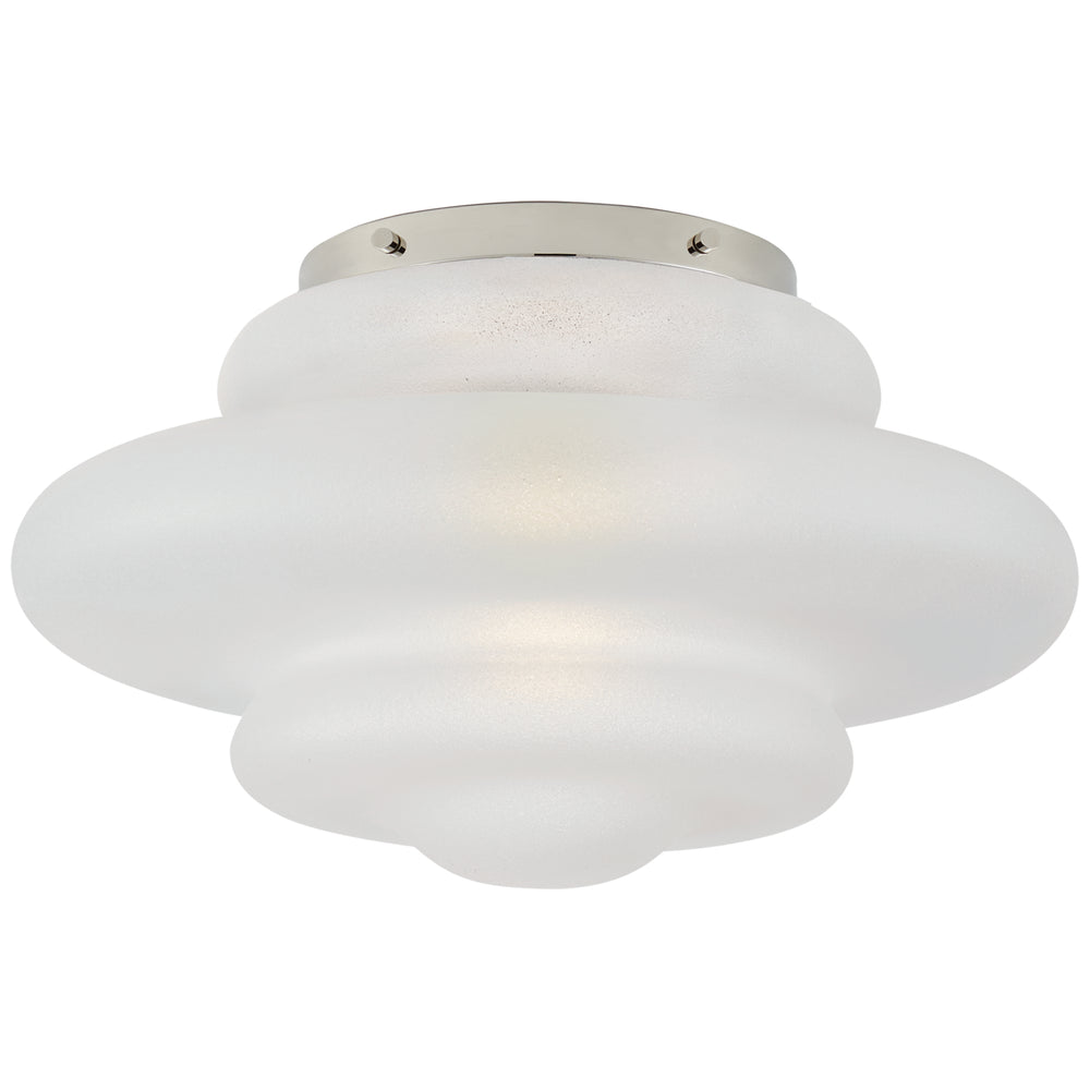 Visual Comfort Signature Canada - One Light Flush Mount - Tableau - Polished Nickel- Union Lighting Luminaires Decor