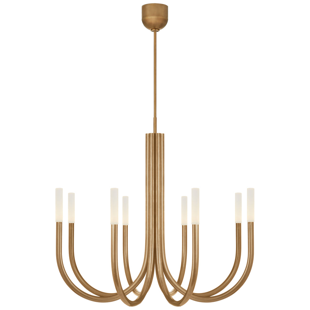 Visual Comfort Signature Canada - LED Chandelier - Rousseau - Antique-Burnished Brass- Union Lighting Luminaires Decor