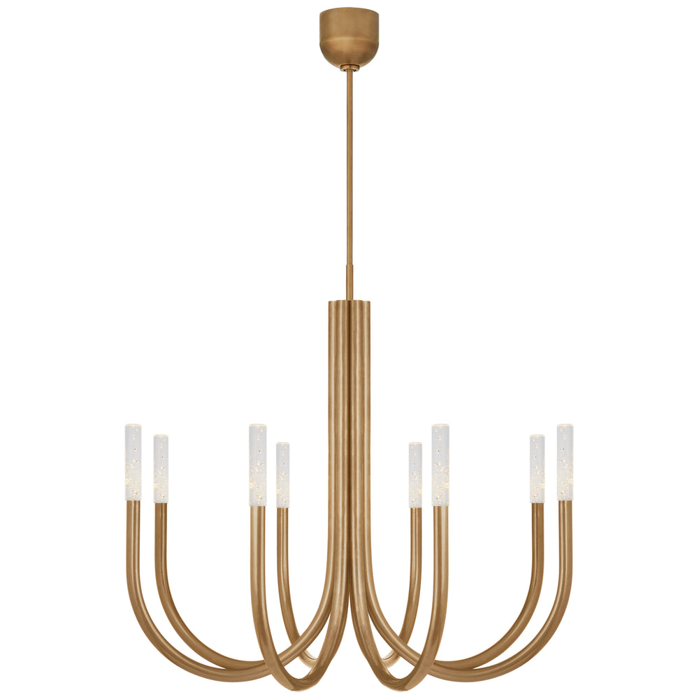 Visual Comfort Signature Canada - LED Chandelier - Rousseau - Antique-Burnished Brass- Union Lighting Luminaires Decor