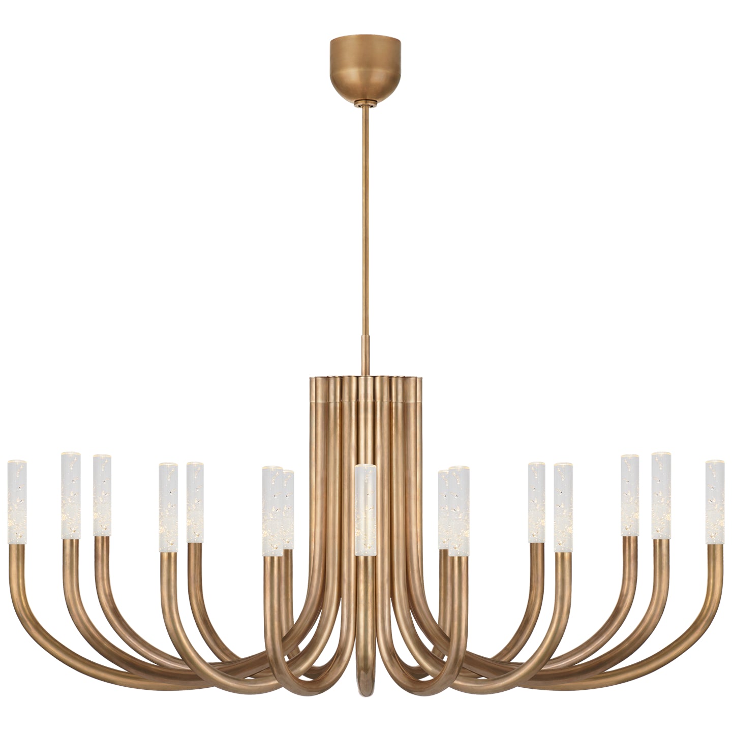 Visual Comfort Signature Canada - LED Chandelier - Rousseau - Antique-Burnished Brass- Union Lighting Luminaires Decor
