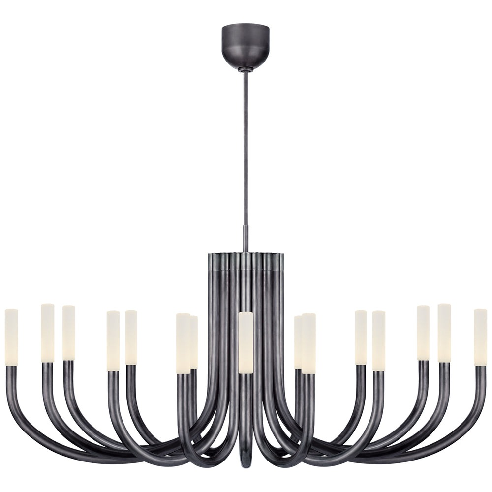 Visual Comfort Signature Canada - LED Chandelier - Rousseau - Bronze- Union Lighting Luminaires Decor