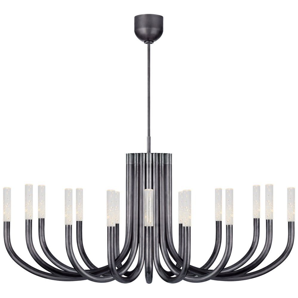 Visual Comfort Signature Canada - LED Chandelier - Rousseau - Bronze- Union Lighting Luminaires Decor